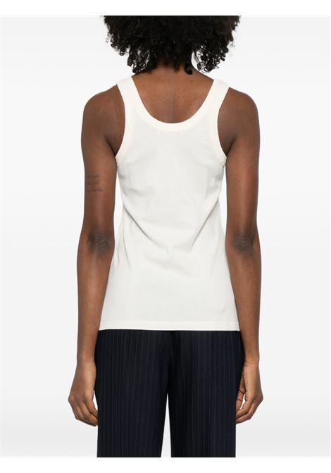 canotta a coste donna crema LEMAIRE | TS0001 LJ1016WH048